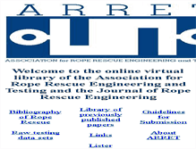 Tablet Screenshot of jrre.org